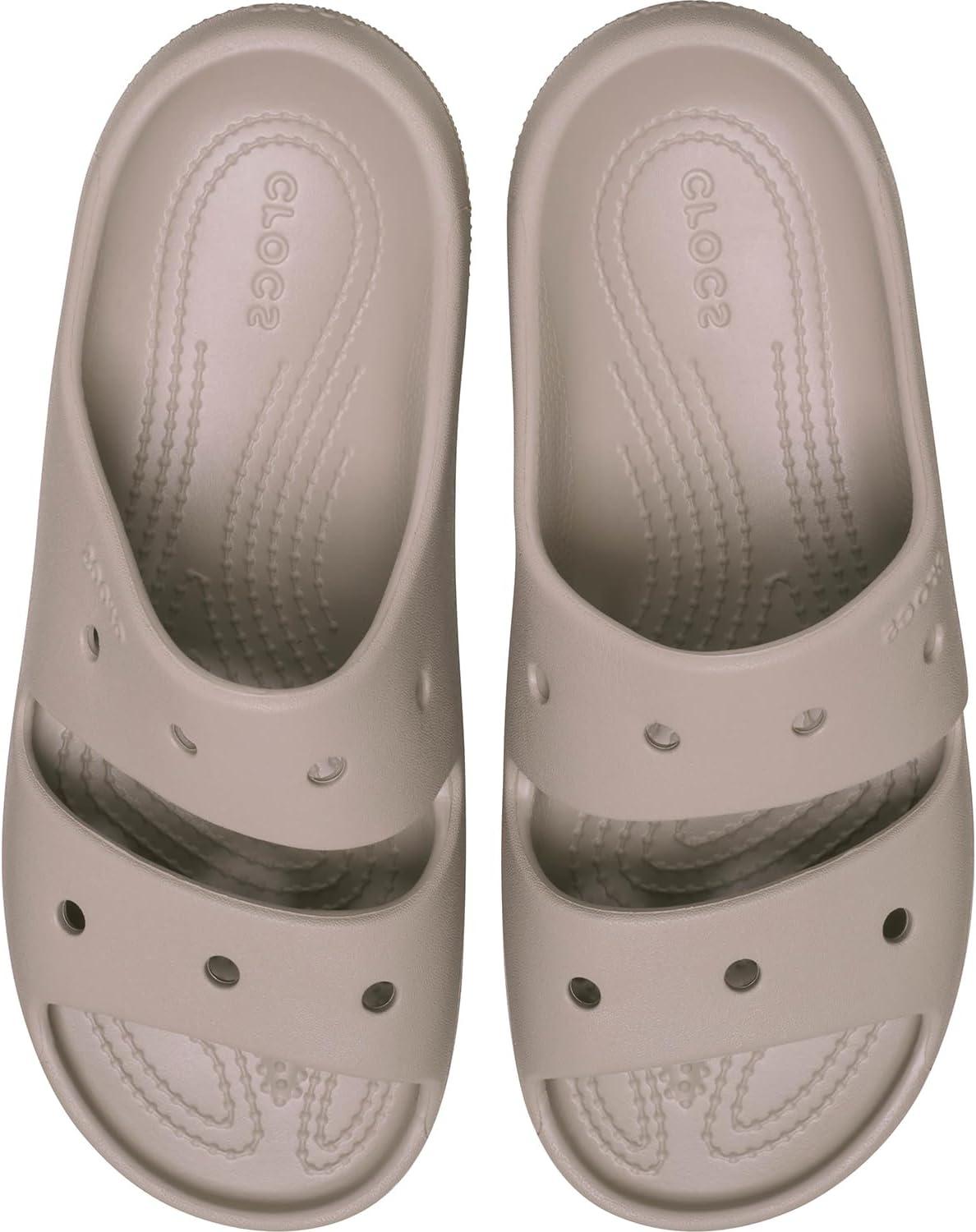imageCrocs UnisexAdult Classic Sandal 20 SlideTaupe