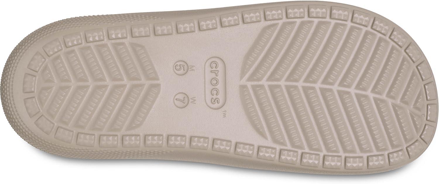 imageCrocs UnisexAdult Classic Sandal 20 SlideTaupe