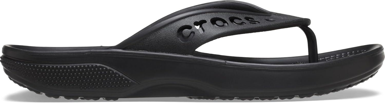 imageCrocs UnisexAdult Via Flip FlopBlack