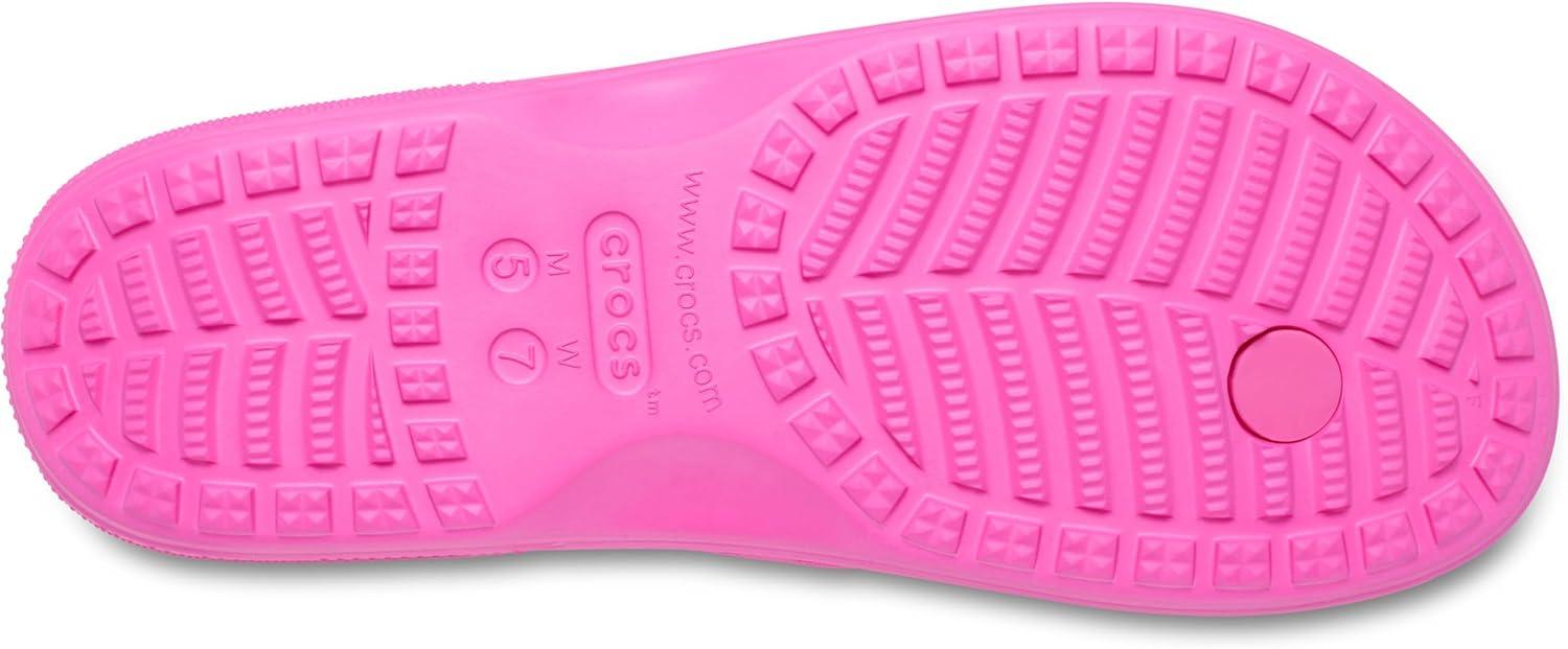 imageCrocs UnisexAdult Via Flip FlopElectric Pink