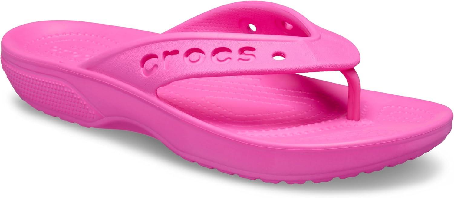imageCrocs UnisexAdult Via Flip FlopElectric Pink
