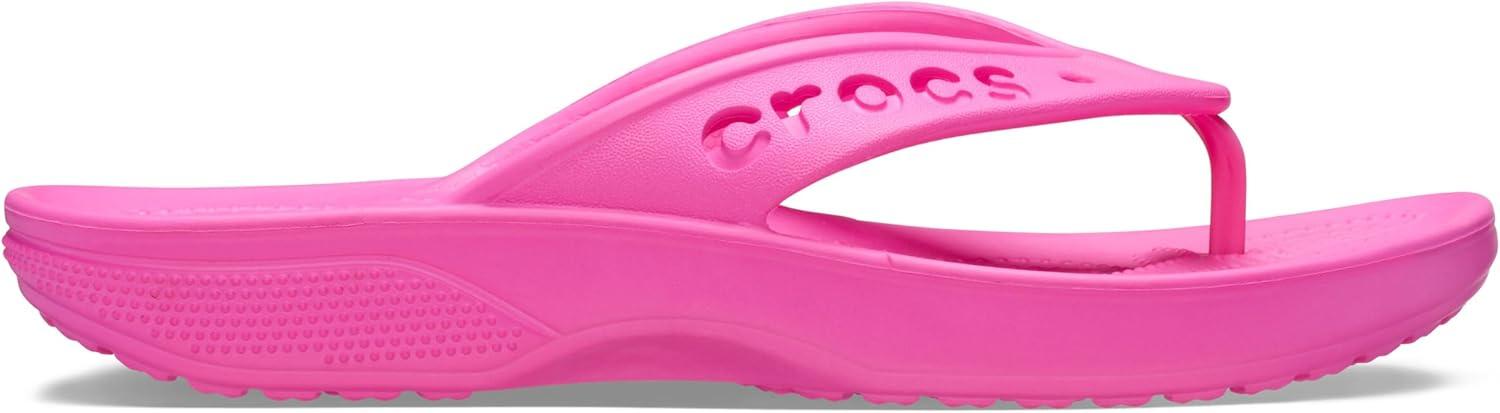 imageCrocs UnisexAdult Via Flip FlopElectric Pink