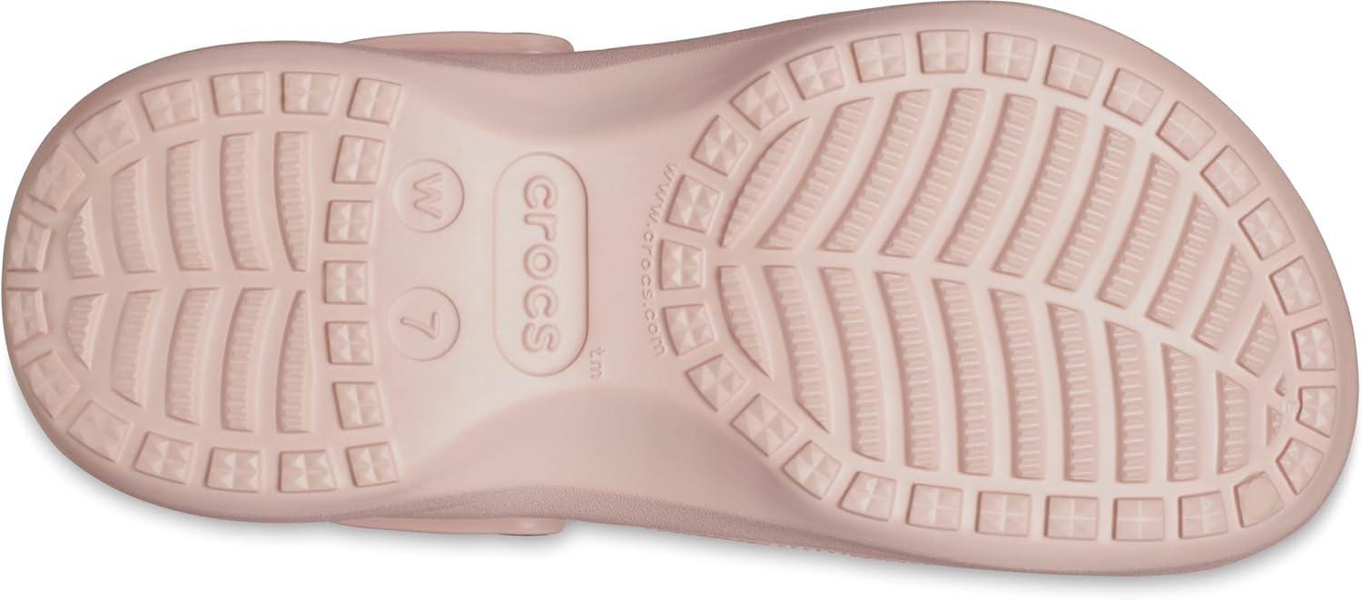 imageCrocs Womens Classic Lined Platform ClogsPink Clay