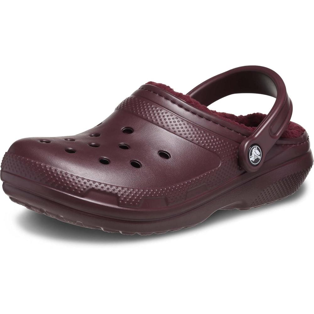 imageCrocs Unisex Adult Classic Lined ClogDark Cherry
