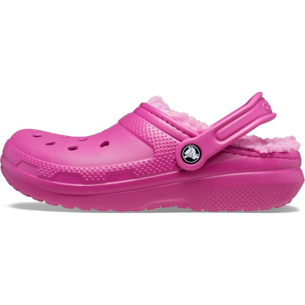 imageCrocs Unisex Adult Classic Lined ClogFuchsia Fun
