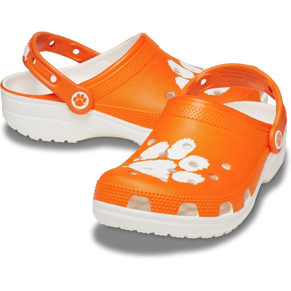 imageCrocs UnisexAdult Classic Collegiate ClogsClemson