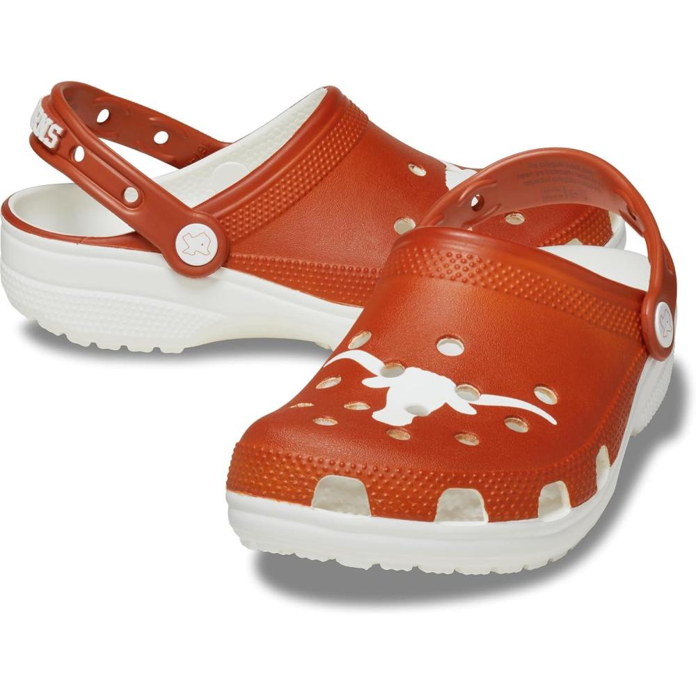 imageCrocs UnisexAdult Classic Collegiate ClogsTexas