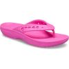imageCrocs UnisexAdult Via Flip FlopElectric Pink