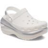 imageCrocs Unisex Adult Mega Crush ClogsWhiteSilver