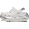 imageCrocs Unisex Adult Mega Crush ClogsWhiteSilver
