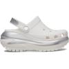 imageCrocs Unisex Adult Mega Crush ClogsWhiteSilver