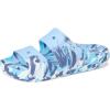 imageCrocs UnisexAdult Classic Marbled Sandals SlideBlue CalciteMulti
