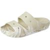 imageCrocs UnisexAdult Classic Marbled Sandals SlideBoneMulti