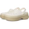 imageCrocs UnisexAdult Classic Stacked Clogs PlatformChalk