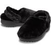 imageCrocs UnisexAdult Classic Unfurgettable Clogs Fuzzy SlippersBlack