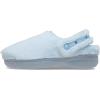imageCrocs UnisexAdult Classic Unfurgettable Clogs Fuzzy SlippersBlue Frost