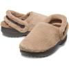 imageCrocs UnisexAdult Classic Unfurgettable Clogs Fuzzy SlippersMilk Chocolate