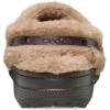 imageCrocs UnisexAdult Classic Unfurgettable Clogs Fuzzy SlippersMilk Chocolate