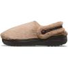 imageCrocs UnisexAdult Classic Unfurgettable Clogs Fuzzy SlippersMilk Chocolate