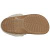 imageCrocs UnisexAdult Classic Unfurgettable Clogs Fuzzy SlippersSepia Suede