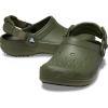 imageCrocs UnisexAdult Classic Work Clogs Adjustable Slip Resistant Work Shoes with HoleFree ConstructionArmy Green
