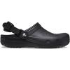 imageCrocs UnisexAdult Classic Work Clogs Adjustable Slip Resistant Work Shoes with HoleFree ConstructionBlack