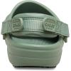 imageCrocs UnisexAdult Classic Work Clogs Adjustable Slip Resistant Work Shoes with HoleFree ConstructionMoss
