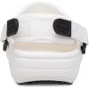 imageCrocs UnisexAdult Classic Work Clogs Adjustable Slip Resistant Work Shoes with HoleFree ConstructionWhite