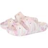 imageCrocs UnisexAdult Classic Marbled Sandals SlideQuartzMulti
