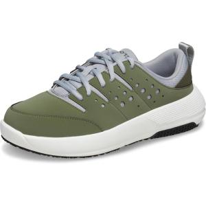 imageCrocs Mens On The Clock Work SneakersArmy GreenMulti