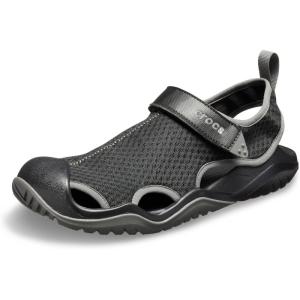 imageCrocs Mens Swiftwater Mesh Deck SandalsBlack