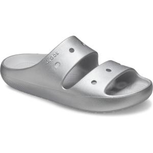imageCrocs Unisex Classic Sandals 20 SlideSilver