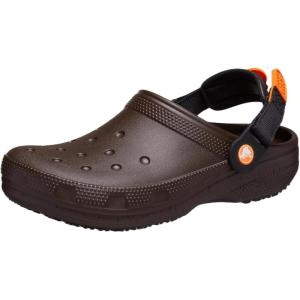 imageCrocs UnisexAdult Classic Work Clogs Adjustable Slip Resistant Work Shoes with HoleFree ConstructionCoffee