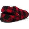 imageCrocs Kids Classic Cozzzy SlippersBuffalo PlaidBlackVarsity Red