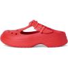 imageCrocs UnisexAdult Classic Clogs Mary Janes for WomenCherry Red