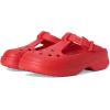imageCrocs UnisexAdult Classic Clogs Mary Janes for WomenCherry Red