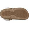 imageCrocs UnisexAdult Classic Fleece Lined Clogs Fuzzy Slippers for Women and MenSepia
