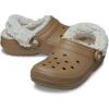 imageCrocs UnisexAdult Classic Fleece Lined Clogs Fuzzy Slippers for Women and MenSepia