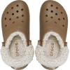 imageCrocs UnisexAdult Classic Fleece Lined Clogs Fuzzy Slippers for Women and MenSepia