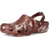 imageCrocs UnisexAdult Classic Marbled Tiedye ClogDark ClayMulti