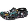 imageCrocs UnisexAdult Jack Skellington Nightmare Before Christmas Classic ClogsMultiBlack