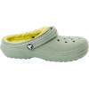 imageCrocs UnisexChild Classic Lined Clog Little Big KidMoss