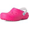 imageCrocs UnisexChild Classic Lined Clog Little Big KidPink CrushMulti