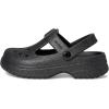 imageCrocs UnisexChild Classic Mary Jane Clogs Little Big KidBlack Glitter