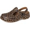 imageCrocs UnisexChild Classic Mary Jane Clogs Little Big KidSepiaLeopard