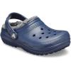 imageCrocs UnisexChild Classic Tie Dye Lined Clog  Kids SlippersNavyCharcoal