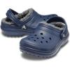 imageCrocs UnisexChild Classic Tie Dye Lined Clog  Kids SlippersNavyCharcoal