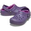 imageCrocs UnisexChild Classic Tie Dye Lined Clog  Kids SlippersNightshade