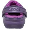 imageCrocs UnisexChild Classic Tie Dye Lined Clog  Kids SlippersNightshade