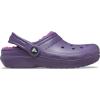 imageCrocs UnisexChild Classic Tie Dye Lined Clog  Kids SlippersNightshade